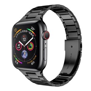Black Slim Stainless Steel Band for Apple Watch