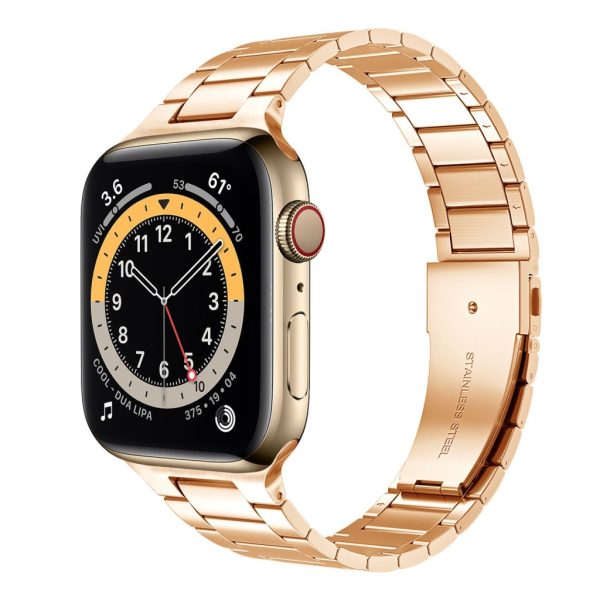 Rose Gold Slim Stainless Steel Band for Apple Watch