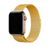 Gold Milanese loop stainless steel mesh smartwatch band for Apple Watch