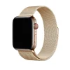 Gold stainless steel Milanese loop band for Apple Watch smartwatch