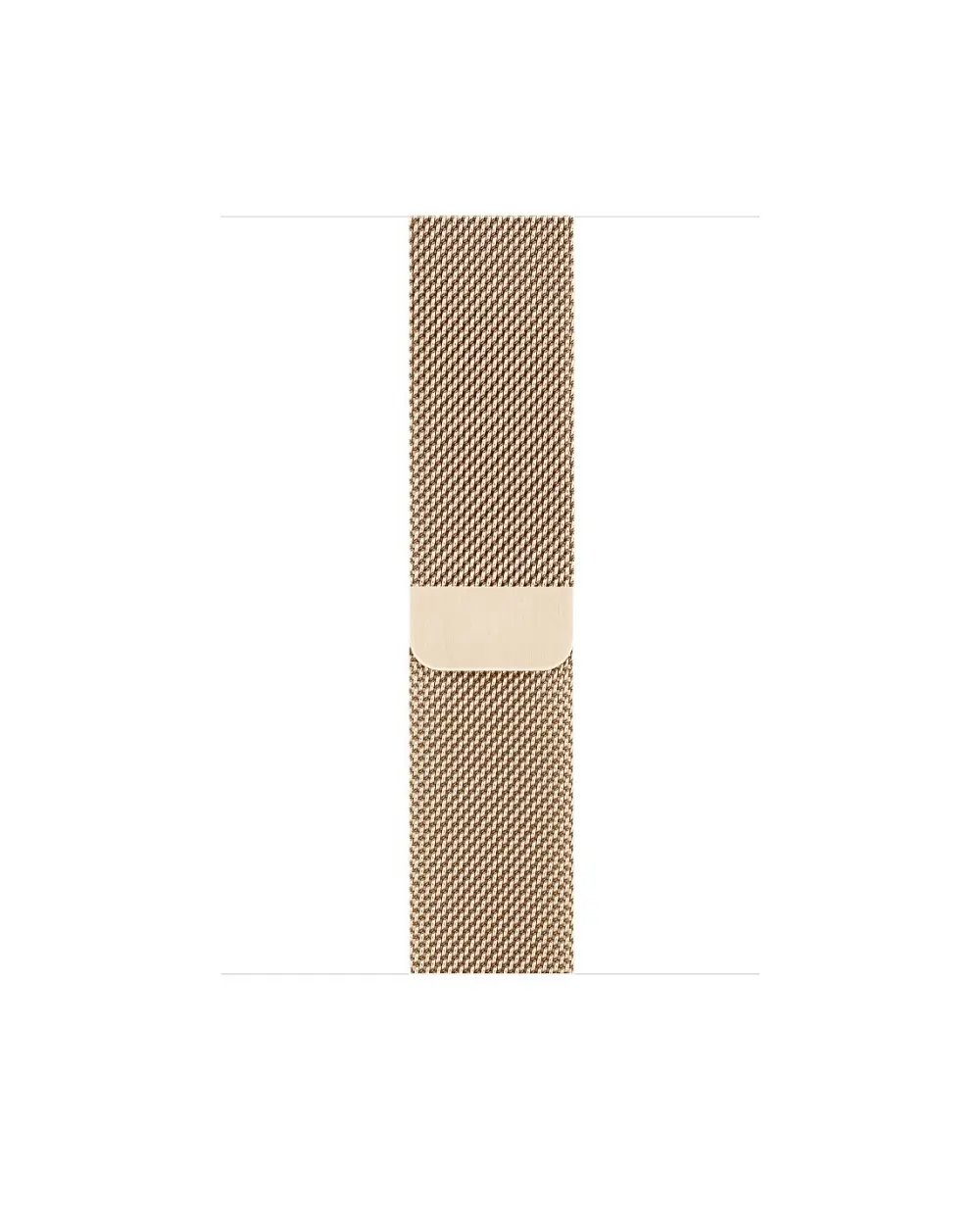 Light gold Milanese loop stainless steel mesh watch band strap