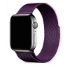 Purple Milanese Loop stainless steel mesh smartwatch band for Apple Watch