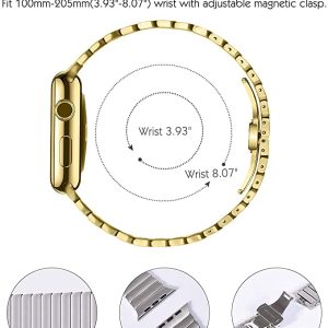 Alternative view of Gold Link Bracelet for Apple Watch