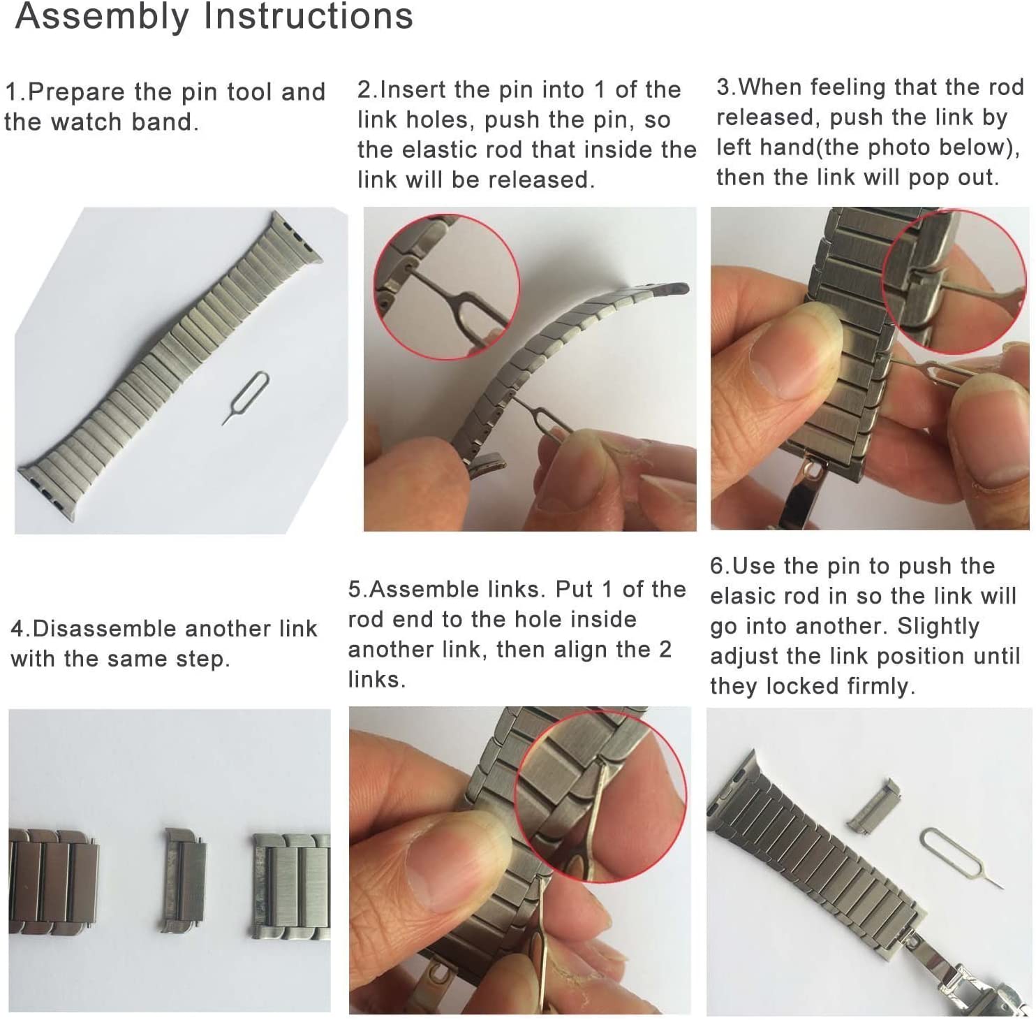 Gold Link Bracelet for Apple Watch - Image 7