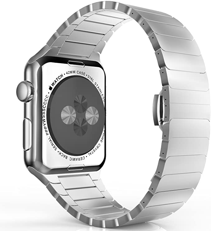Silver Link Bracelet for Apple Watch