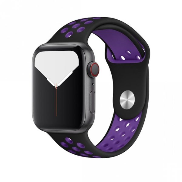 Black/Hyper Grape Sport Band Active for Apple Watch