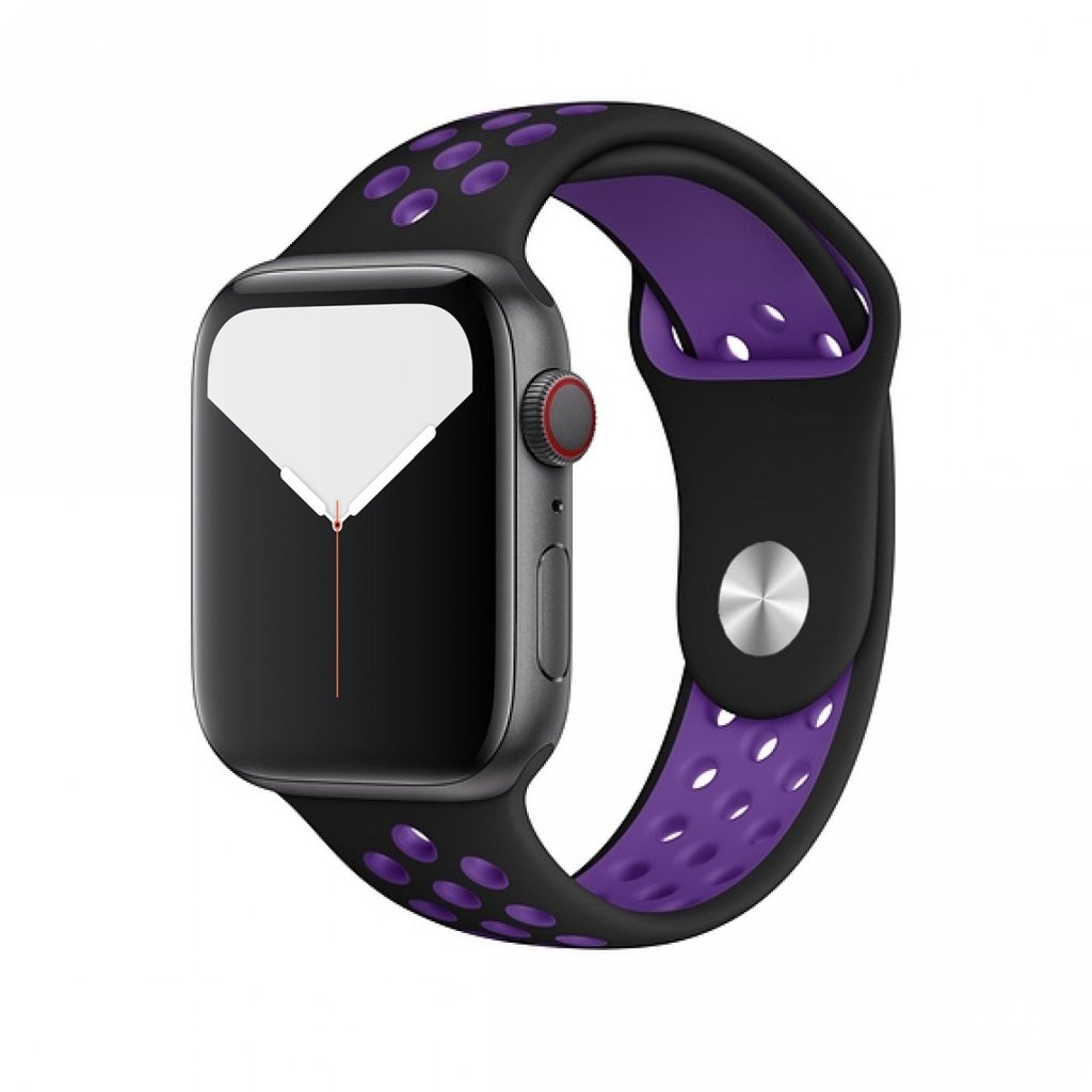 Black/Hyper Grape Sport Band Active for Apple Watch