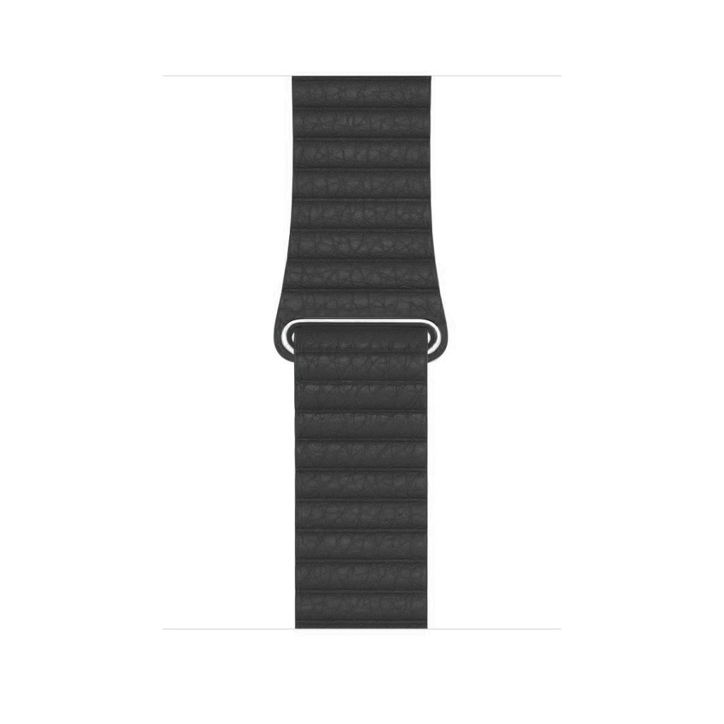 Black Leather Loop for Apple Watch