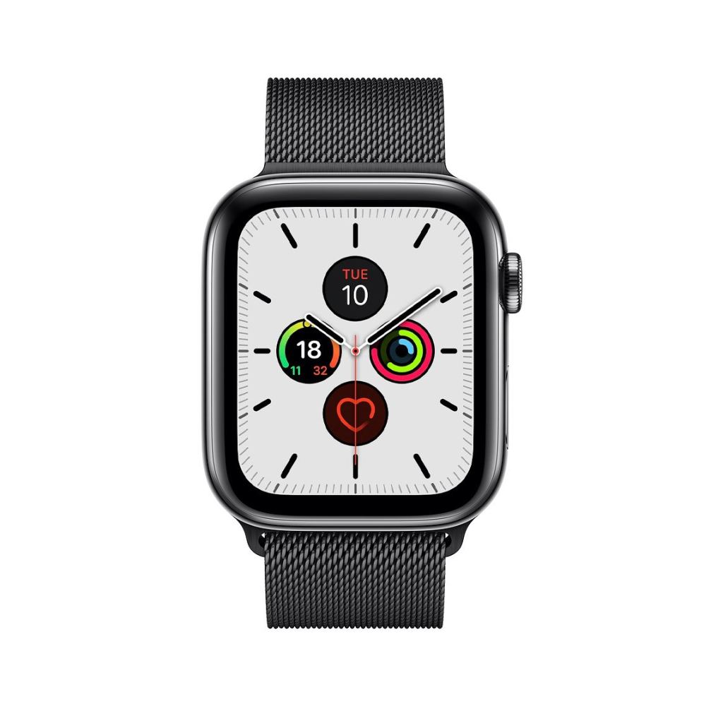 Black Milanese Loop for Apple Watch - Image 3