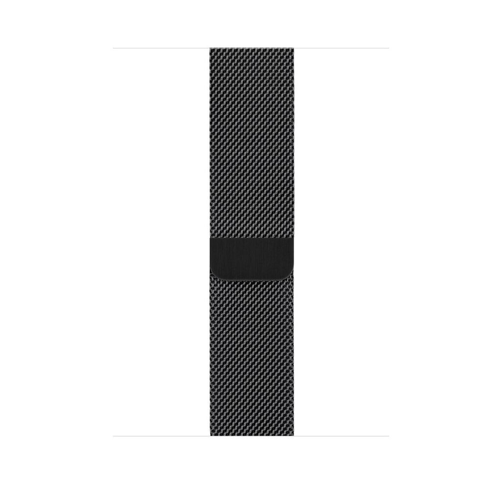 Black Milanese Loop for Apple Watch - Image 2