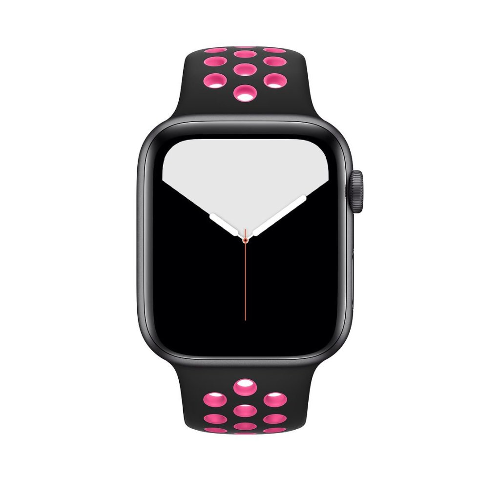 Black/Pink Blast Sport Band Active for Apple Watch - Image 3