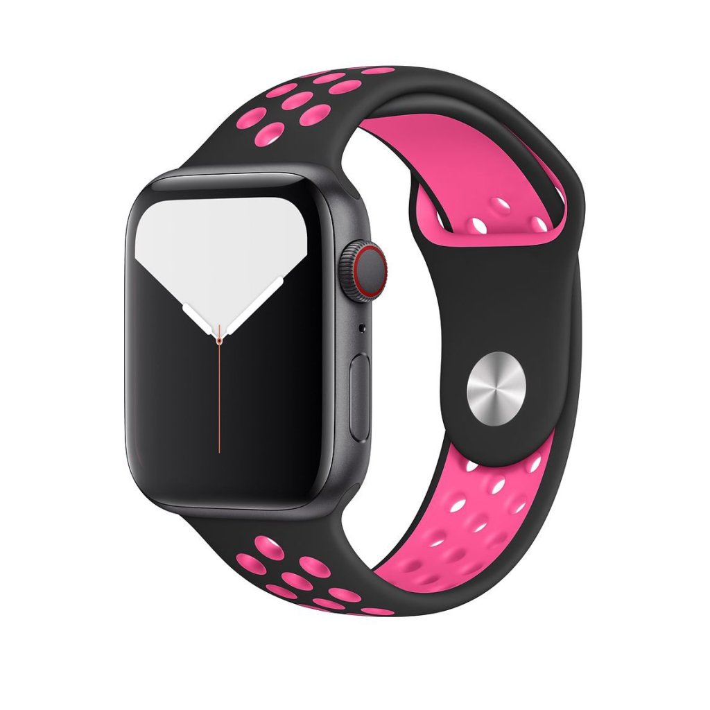 Black/Pink Blast Sport Band Active for Apple Watch