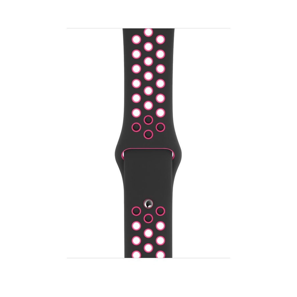 Black/Pink Blast Sport Band Active for Apple Watch - Image 2