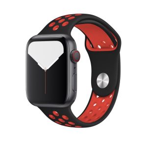 Black/Red Sport Band Active for Apple Watch