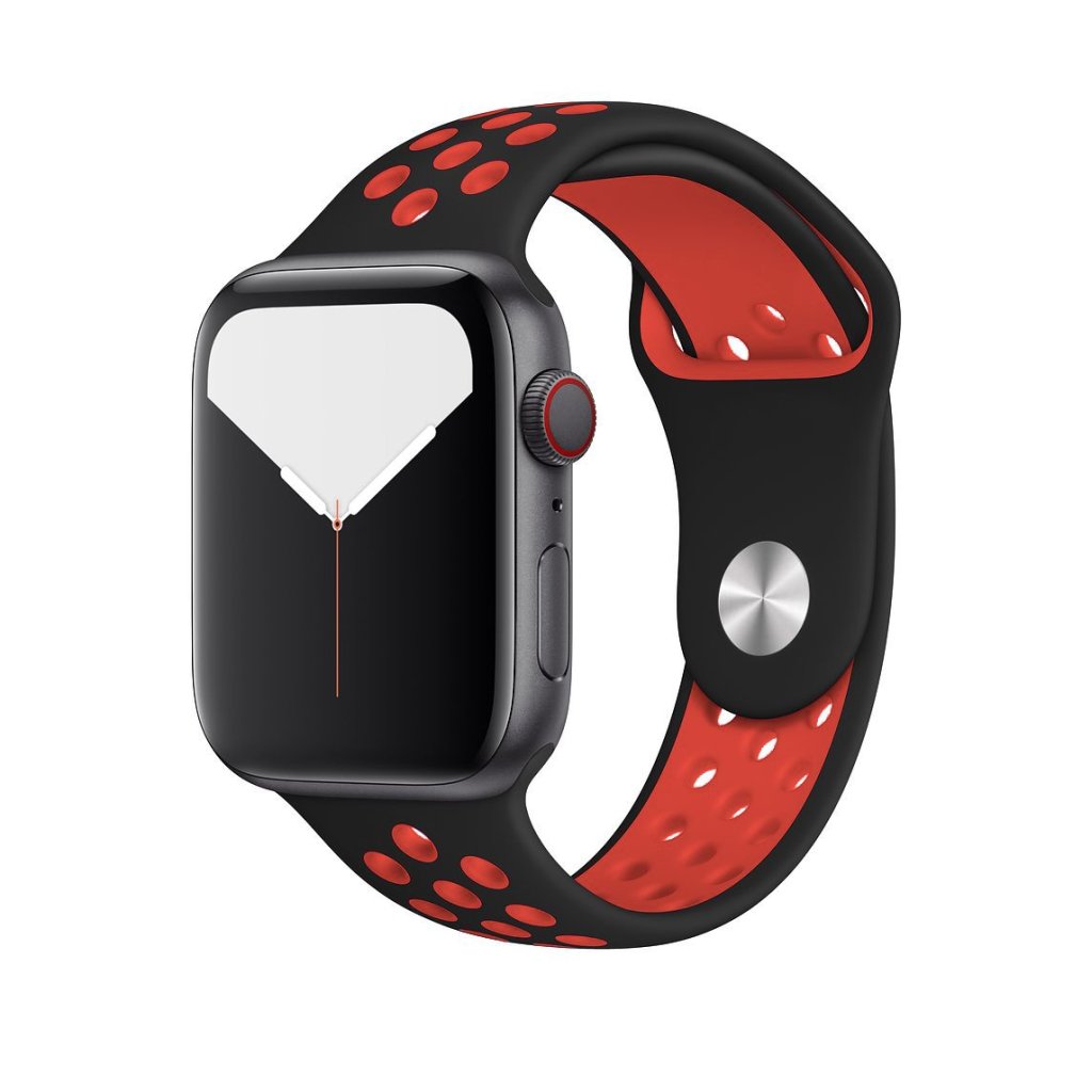 Black/Red Sport Band Active for Apple Watch