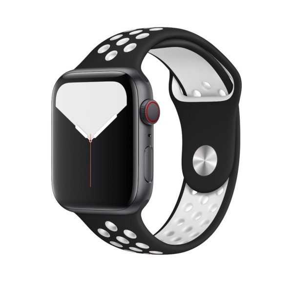 Black/White Sport Band Active for Apple Watch
