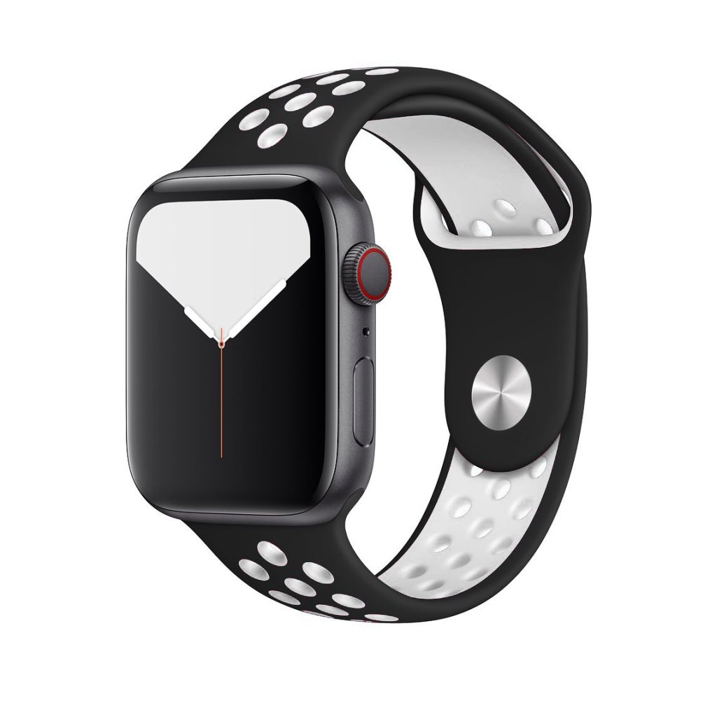 Black/White Sport Band Active for Apple Watch