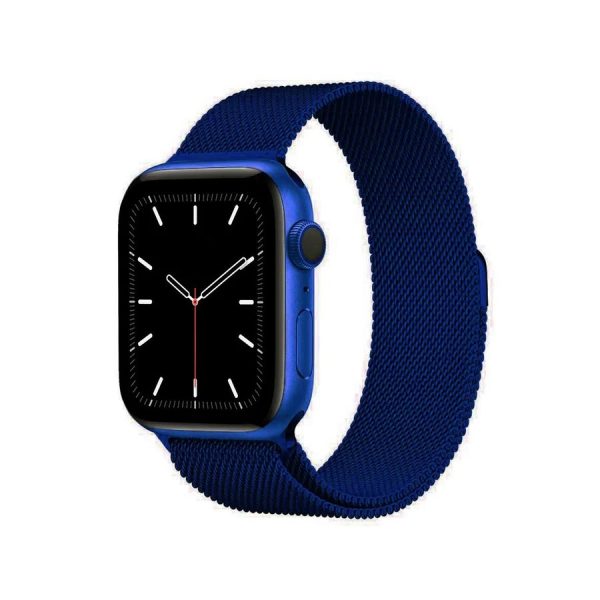 Blue Milanese Loop for Apple Watch