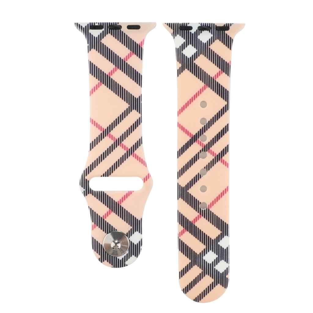 Burberry Inspired Printed Sport Band for Apple Watch - Image 3