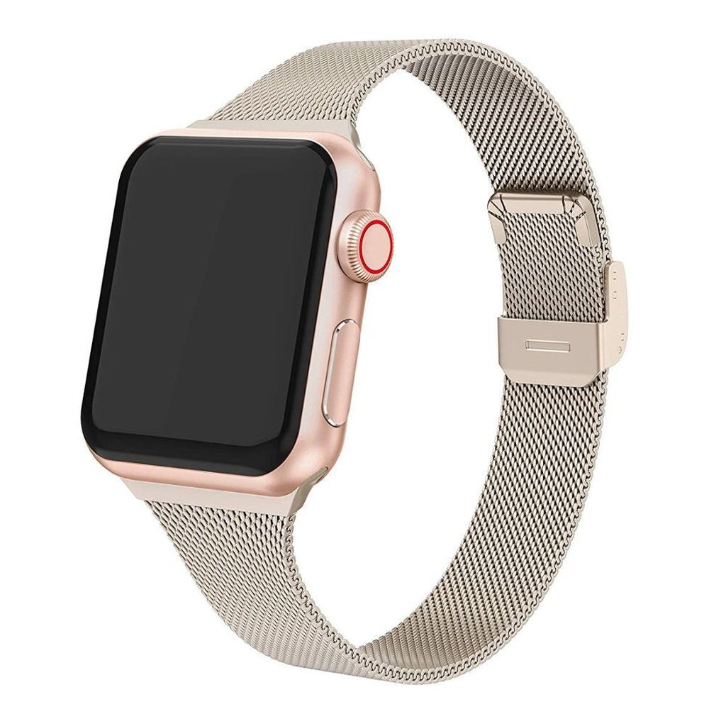 Champagne Gold Geneva Slim Milanese Band for Apple Watch