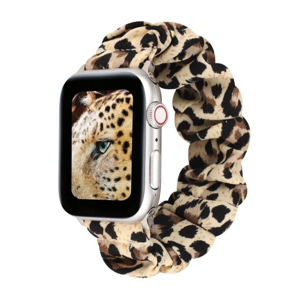 Cheetah Scrunchie Loop Band for Apple Watch