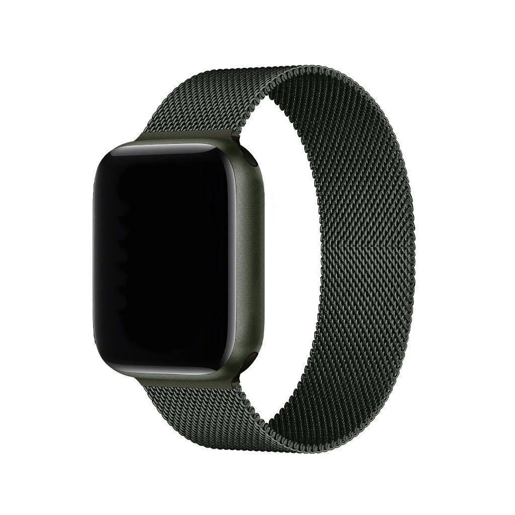 Dark Green Milanese Loop For Apple Watch
