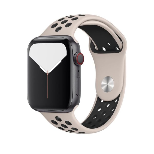 Desert Sand/Black Sport Band Active for Apple Watch