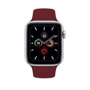 Alternative view of Wine Red Sport Band for Apple Watch