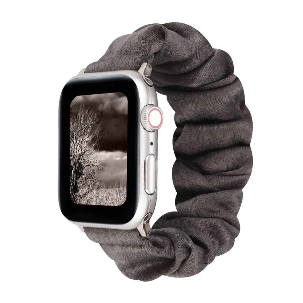 Grey Cardigan Scrunchie Loop Band for Apple Watch