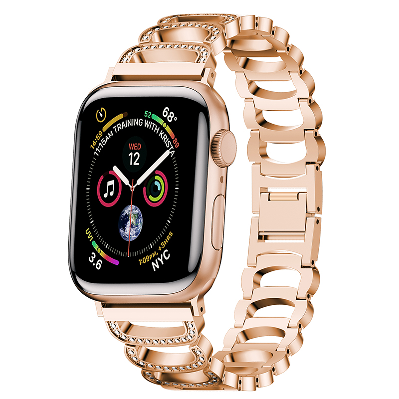 Halo Bracelet Band For Apple Watch in Rose Gold