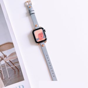 Hermione Leather Band for Apple Watch in Blue