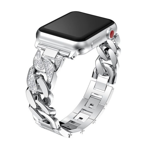 Jersey Bracelet Band For Apple Watch - Silver