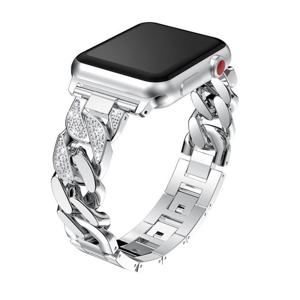 Jersey Bracelet Band For Apple Watch - Silver