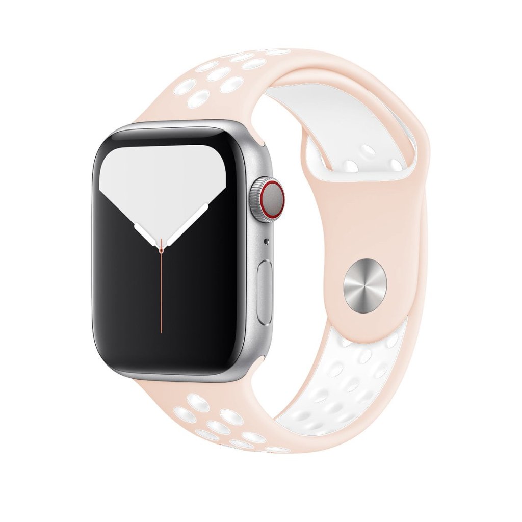 Light Pink/White Sport Band Active for Apple Watch