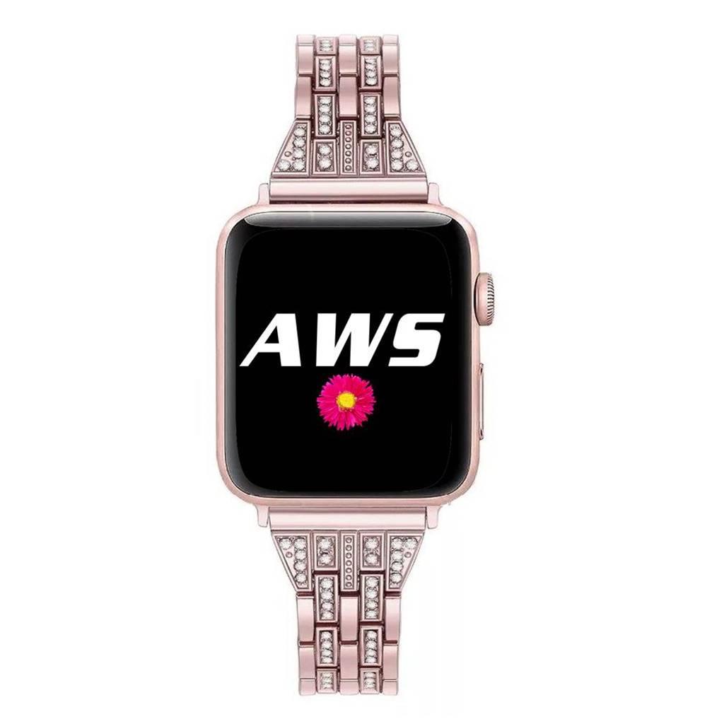 Manhattan Bracelet Rose Pink Stainless Steel Band for Apple Watch