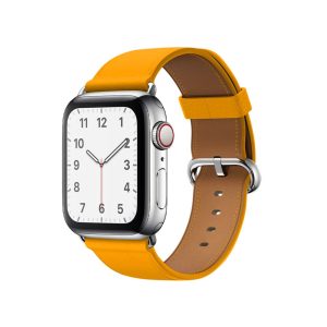Marigold Classic Leather Buckle for Apple Watch