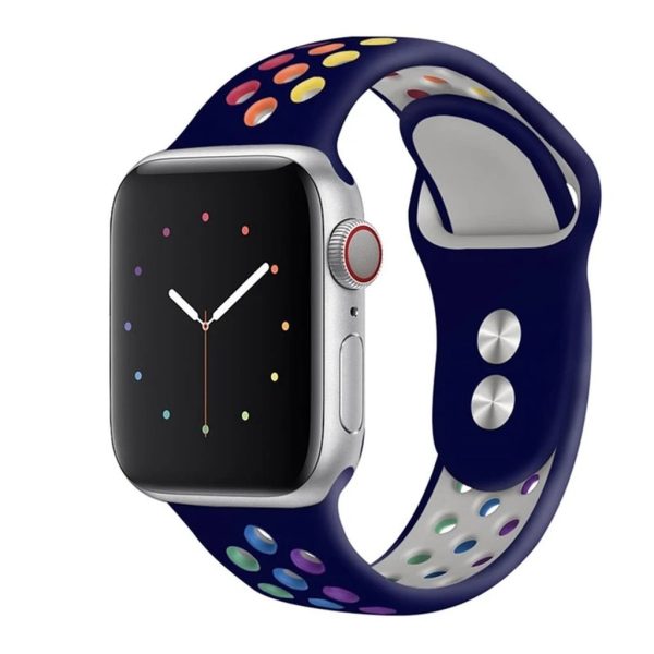 Midnight Blue/Rainbow Pride Sport Band Active for Apple Watch
