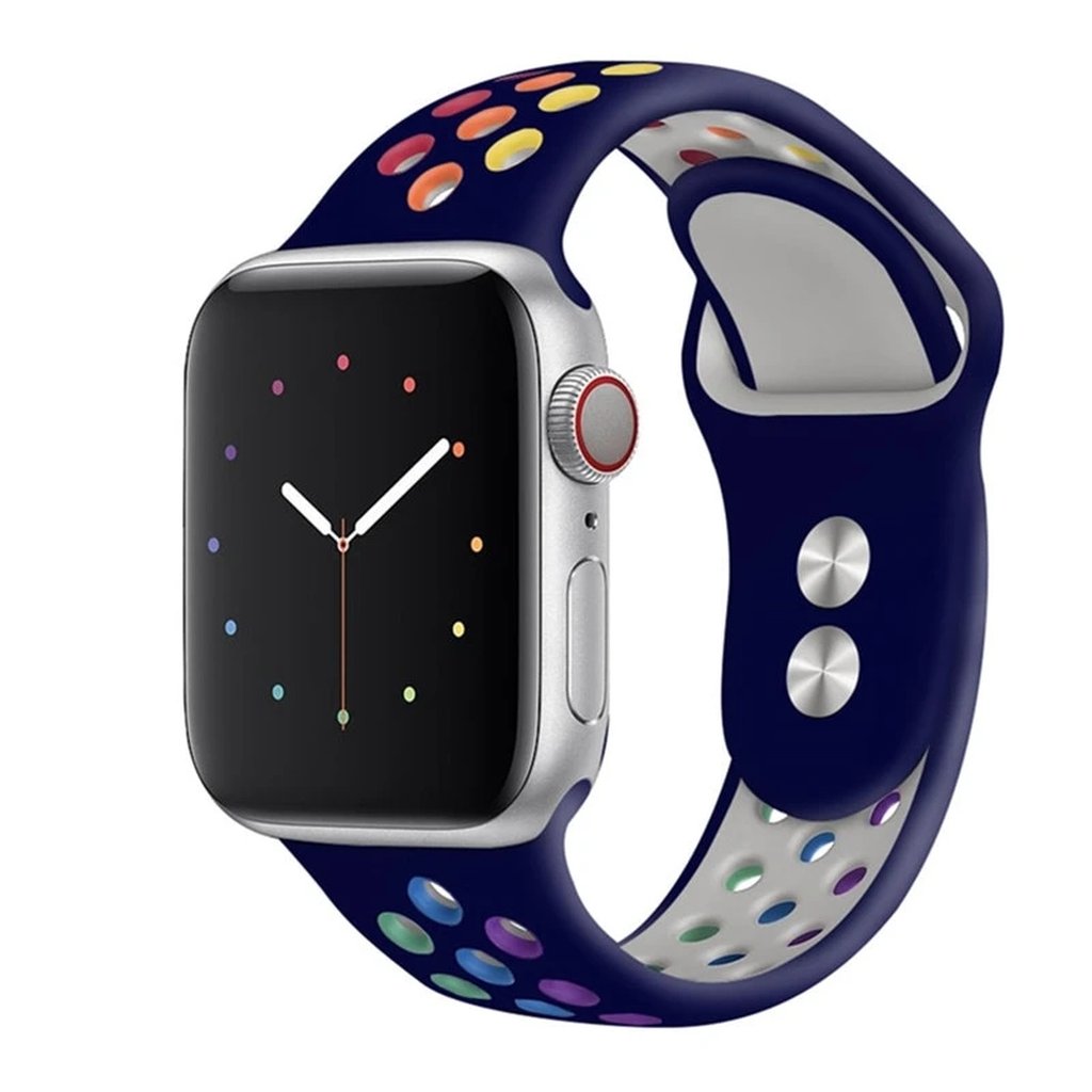 Midnight Blue/Rainbow Pride Sport Band Active for Apple Watch