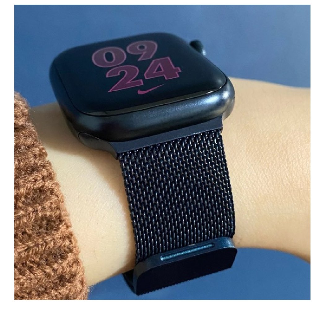 Midnight Milanese Loop For Apple Watch