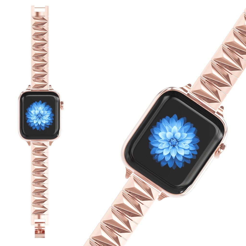 Pyramid Bracelet Band For Apple Watch - Rose Gold