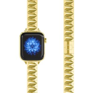 Alternative view of Pyramid Bracelet Band For Apple Watch - Gold