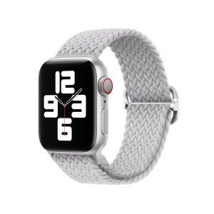 Pearl White Braided Loop Band for Apple Watch