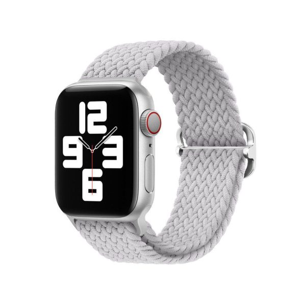 Pearl White Braided Loop Band for Apple Watch