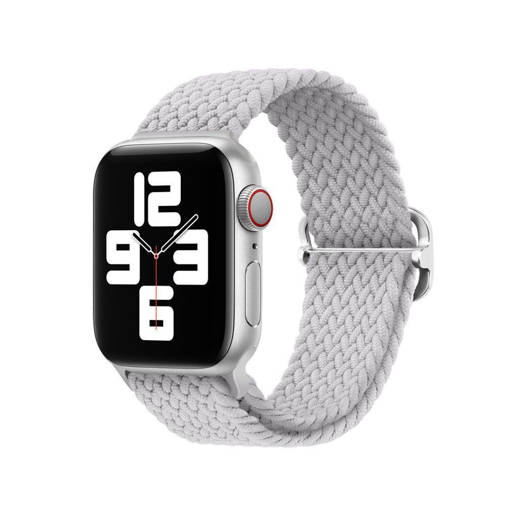 Pearl White Braided Loop Band for Apple Watch