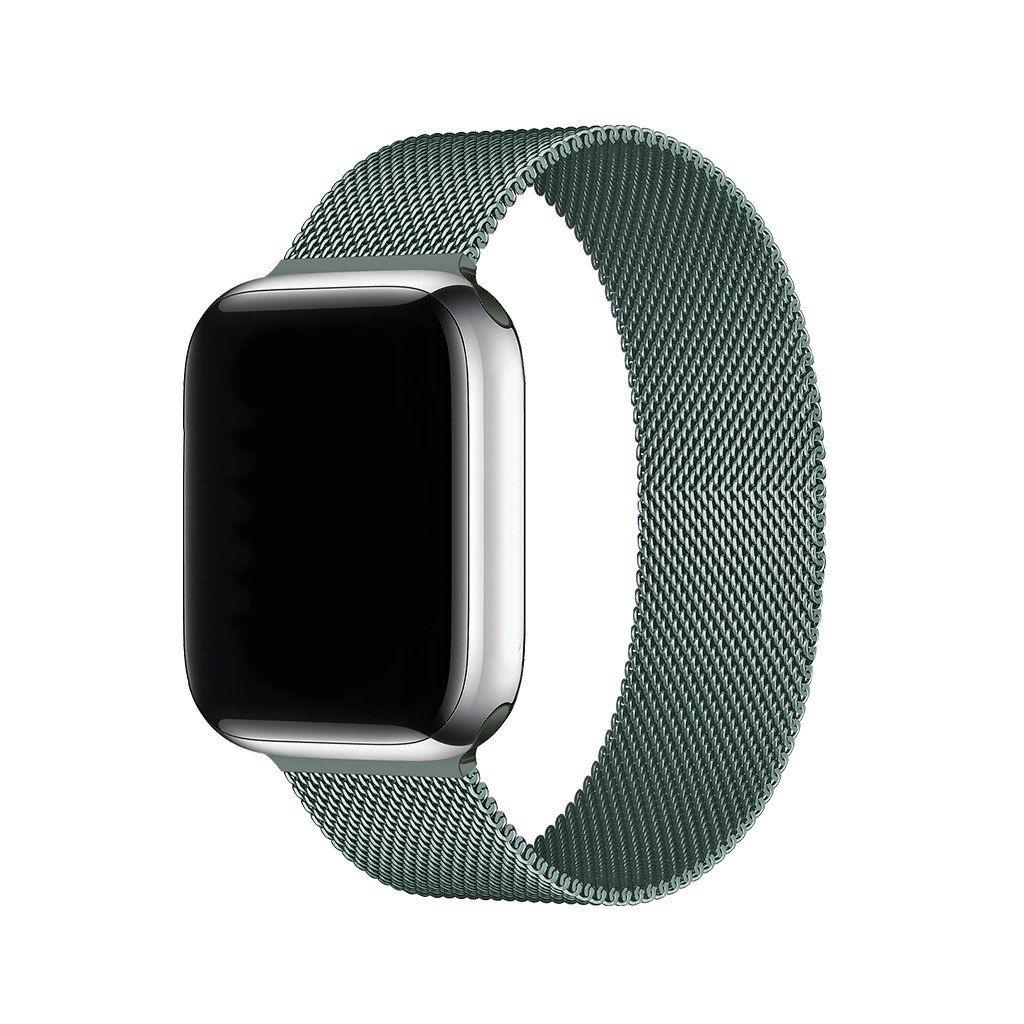 Pine Green Milanese Loop For Apple Watch