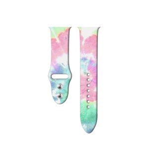 Psychedelic Swirl Printed Sport Band for Apple Watch