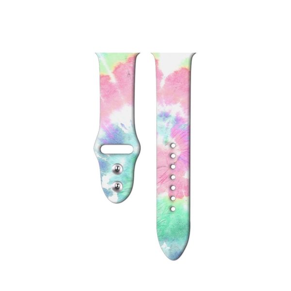 Psychedelic Swirl Printed Sport Band for Apple Watch