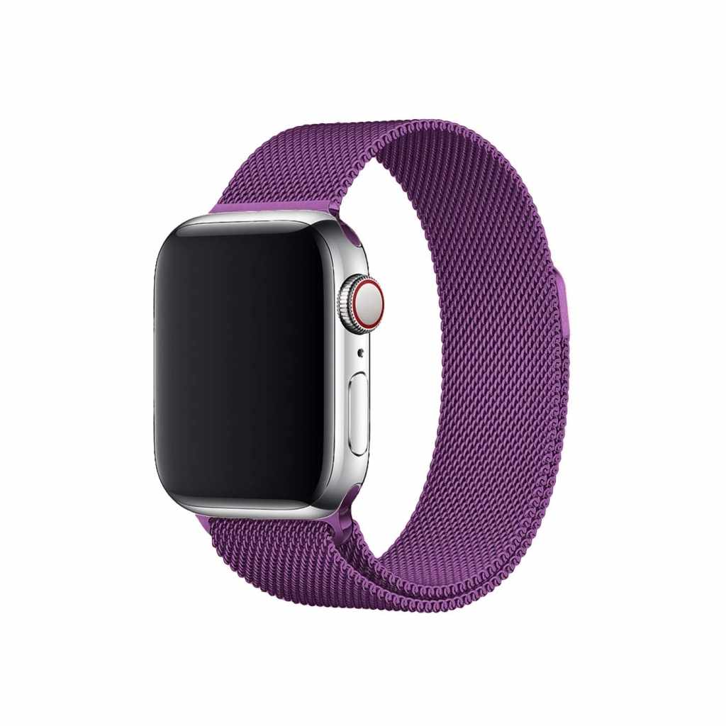 Purple Milanese Loop for Apple Watch