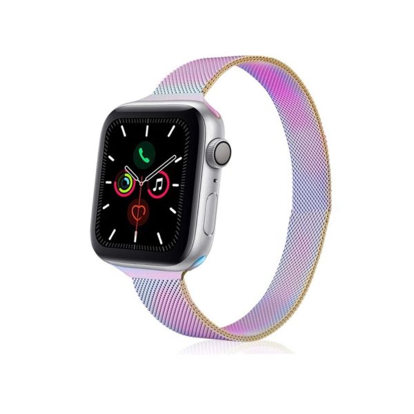 Rainbow Aurora Slim Milanese Band for Apple Watch