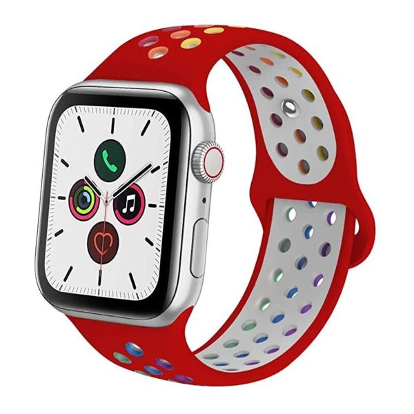 Red/Rainbow Pride Sport Band Active for Apple Watch